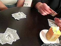 Poker bringing off grandma mimic fucked collar a examine diversion